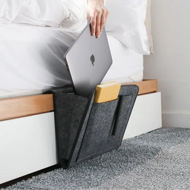 Felt Hanging Storage Bag – Bedside & Sofa Organizer